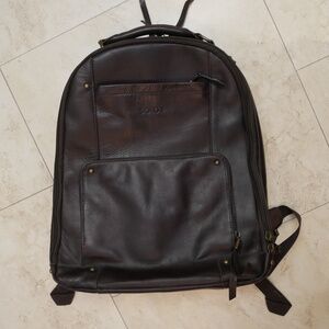 Solo New York Reade Vintage Leather Backpack~